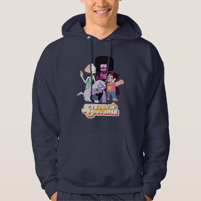Sudadera Steven Universe | Crystal Gem Group Huddle (Anverso)