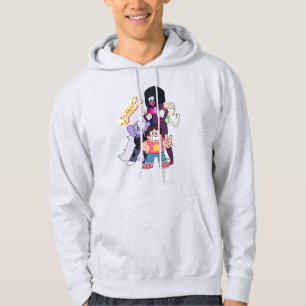 Sudadera Steven Universe Pose del grupo de gemas de crist