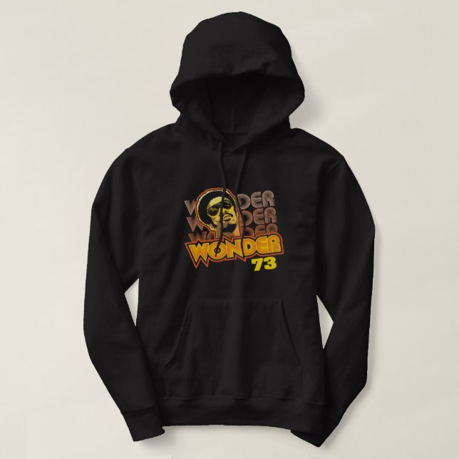 Sudadera Stevie Wonder T-ShirtStevie Wonder 73 T-Shirt_by C (Diseño del anverso)