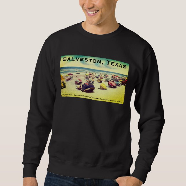 Sudadera Steward Beach, Galveston, Texas (Anverso)
