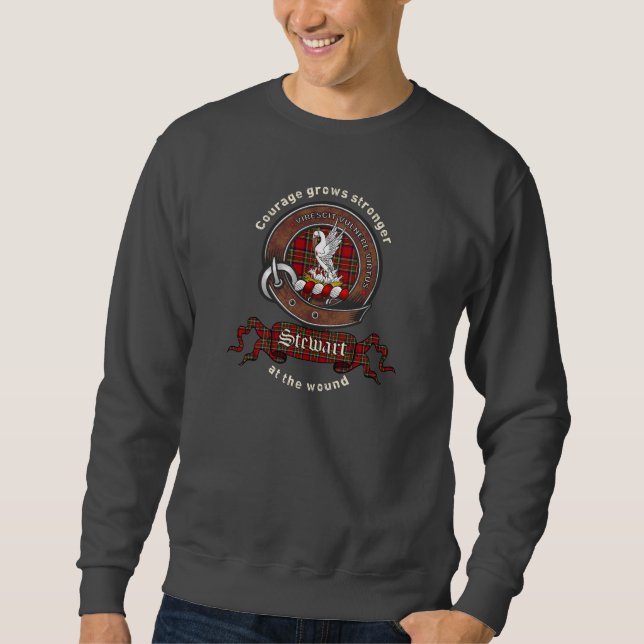 Sudadera Stewart Clan Badge Sweatshirt (Anverso)