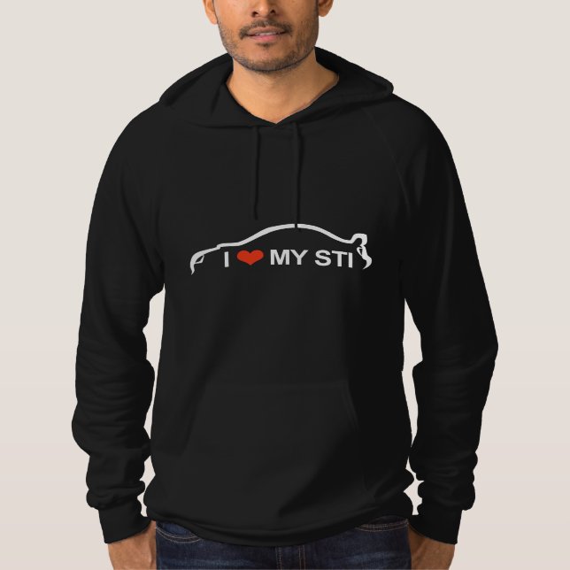 Sudadera STI Impreza "amo mi STI " (Anverso)