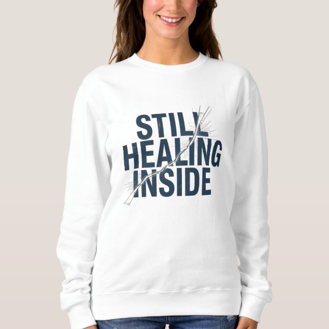 Sudadera Still Healing Inside – Brain Injury Awareness Mini (Anverso)
