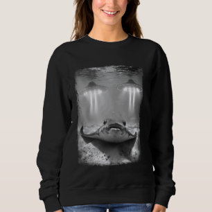Sudadera Stingray Manta Ray UFO Alien Extraterrestre Auto E