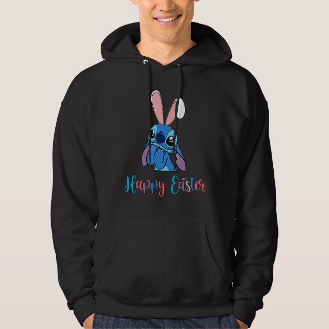 Sudadera Stitch with Easter Bunny Feliz Pascua (Anverso)