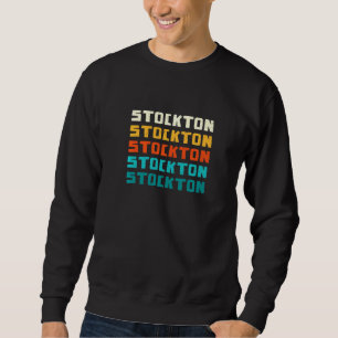 Sudadera Stockton California Vintage Ca Retro Collection Am