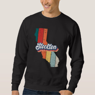 Sudadera Stockton Ciudad Retro Vintage Pueblo Natal Califor