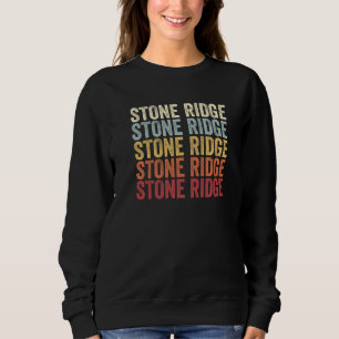 Sudadera Stone Ridge Virginia Stone Ridge VA Retro Antiguo 