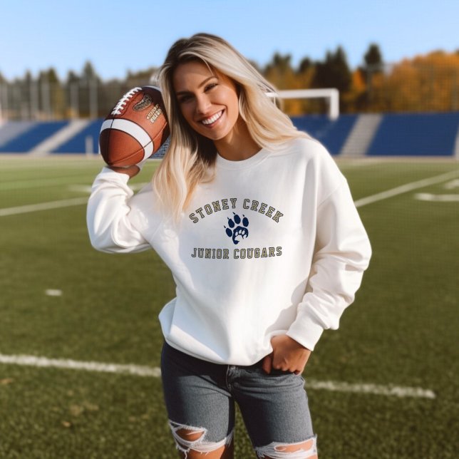 Sudadera Stoney Creek Junior Cougars Pata Blanco Confortabl (Subido por el creador)