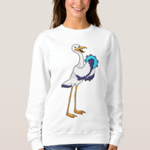 Sudadera Stork como músico con ambourine