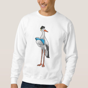 Sudadera Stork como profesor con libro