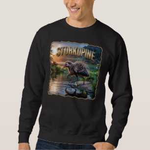 Sudadera Storkupine Fotográfico – Stork Porcupine Divertido