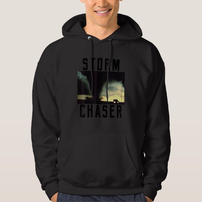 Sudadera Storm Chaser Tornado Meteorólogo del Clima (Anverso)