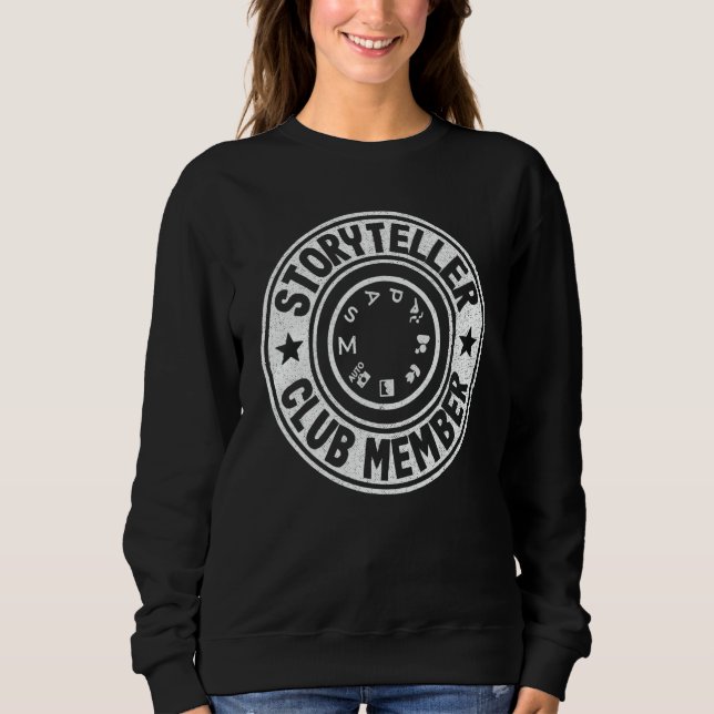 Sudadera Storyteller Club Member Photographer Camera Photog (Anverso)