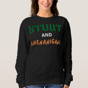 Sudadera Stout and Shenanigans Funny St Patrick's Day Irish