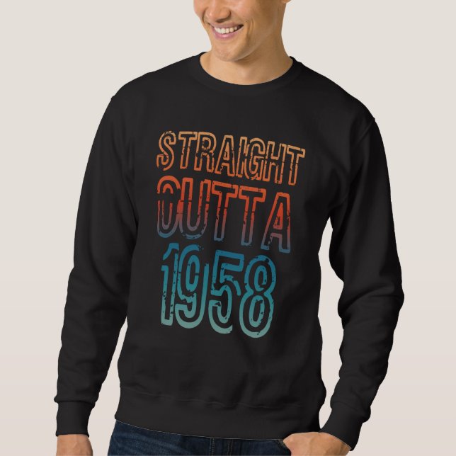Sudadera Straight Outta 1958 (Anverso)