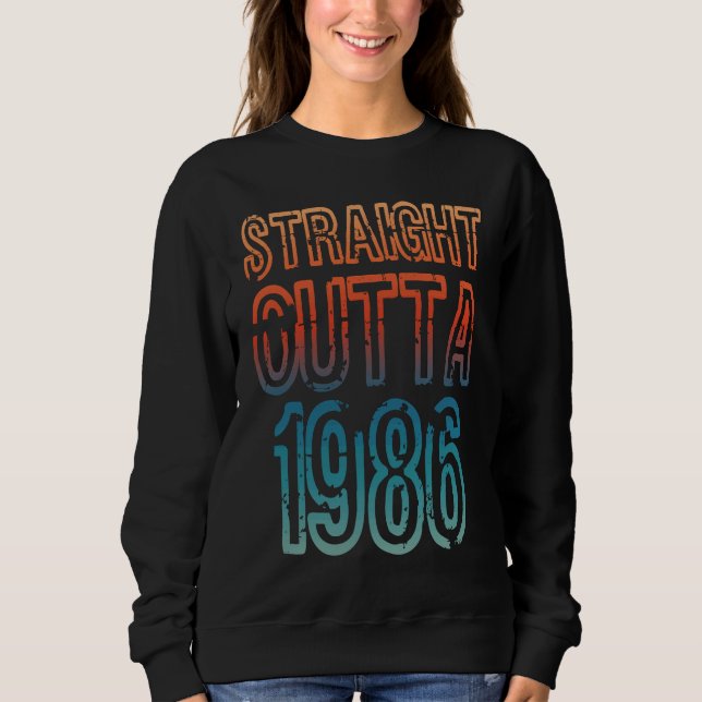 Sudadera Straight Outta 1986 (Anverso)