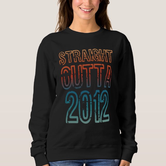 Sudadera Straight Outta 2012 (Anverso)