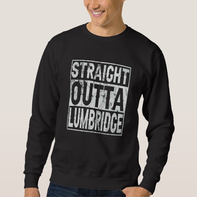 Sudadera Straight Outta Lumbridge  Lumbridge Costume (Anverso)