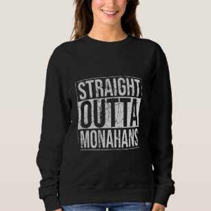 Sudadera Straight Outta Monahans Grunge Vintage Typography