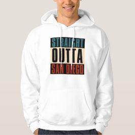 Sudadera Straight Outta San Diego California CA EE.UU.