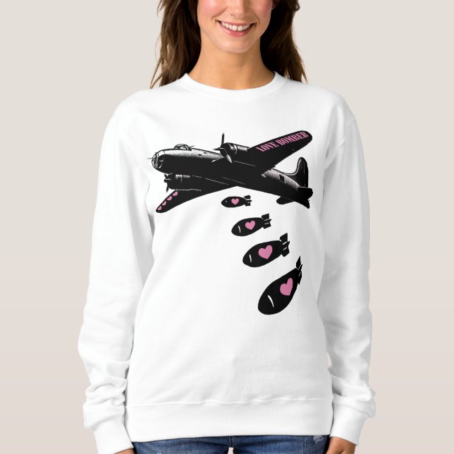 Sudadera Strategic Love Bomber Pink Details (Anverso)