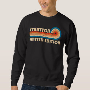 Sudadera STRATTON Apellido Retro Vintage 80 s 90s Cumpleaño