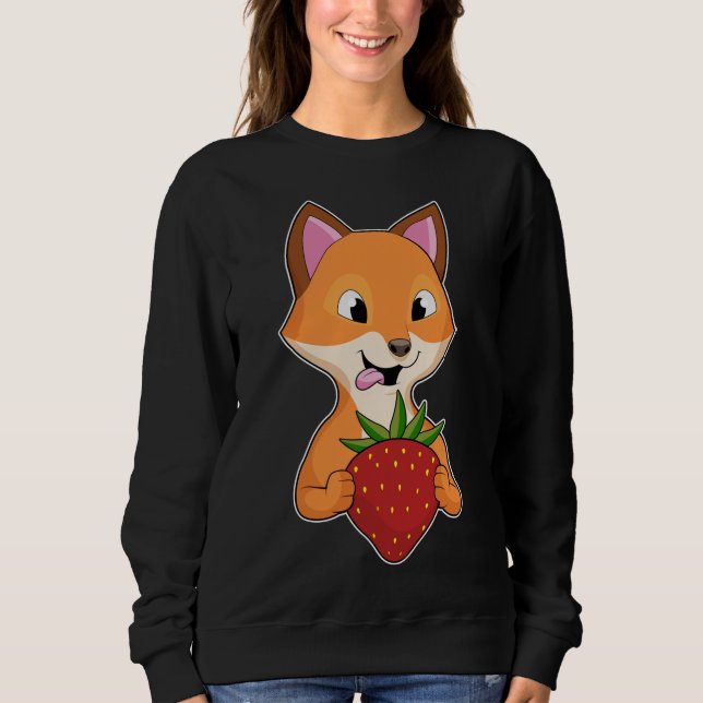 Sudadera Strawberry Fox Fruit (Anverso)