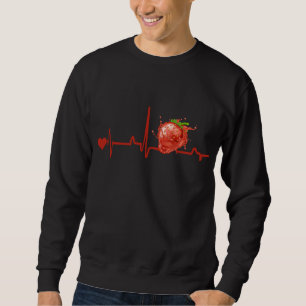 Sudadera Strawberry Heartbeat Love Berries Fruit Festival