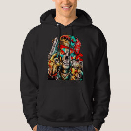 Sudadera Street Hustle Skull Graphic - Urban King Edition