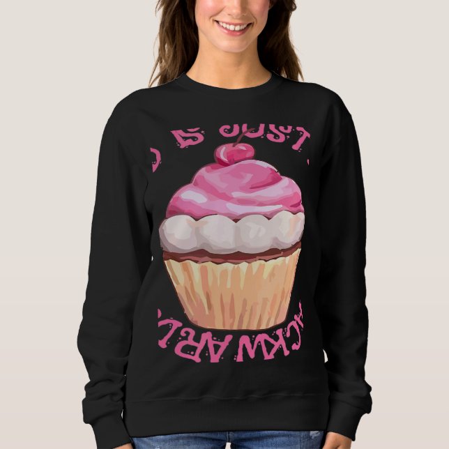 Sudadera Stressed Is Just Desserts Backwards  Cupcake (Anverso)