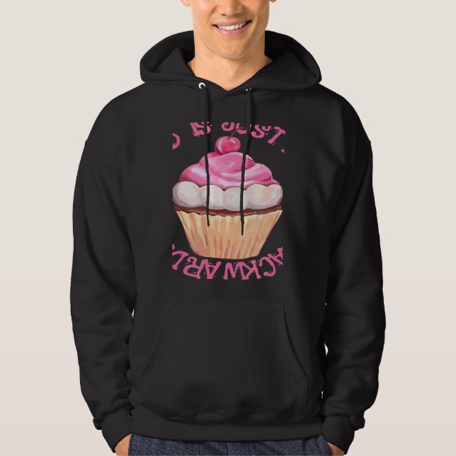 Sudadera Stressed Is Just Desserts Backwards  Cupcake (Anverso)