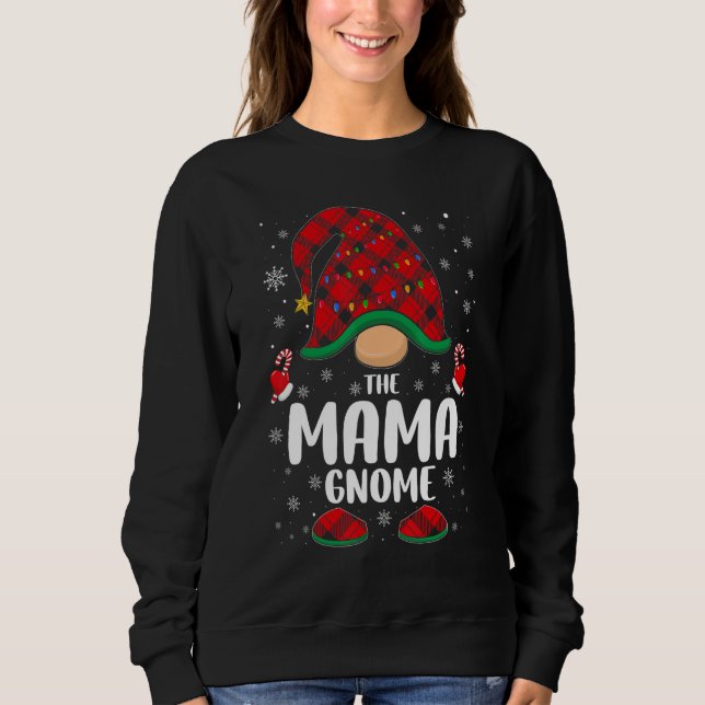 Sudadera Strings of Lights Wraped Mama Gnomes   (Anverso)