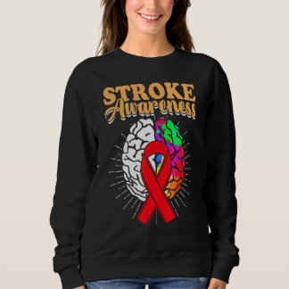 Sudadera Stroke Awareness Survivor Treatment  Strong Warrio