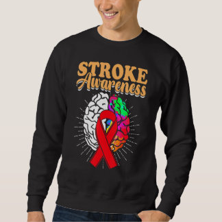 Sudadera Stroke Awareness Survivor Treatment  Strong Warrio
