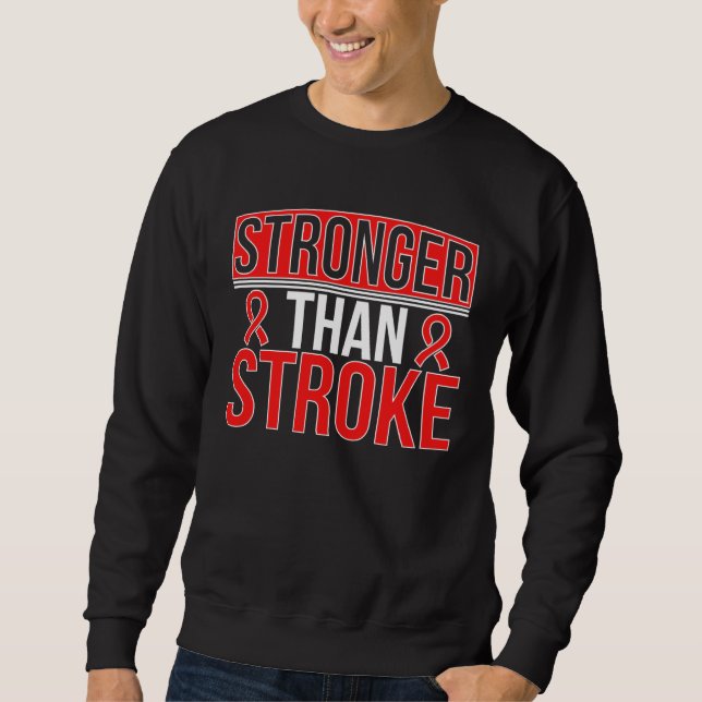 Sudadera Stronger Than Stroke Survivor Stroke Awareness (Anverso)