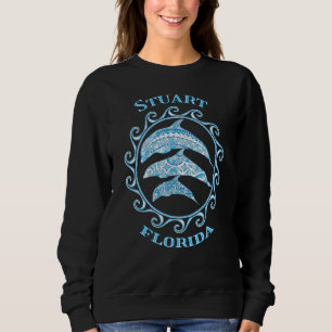 Sudadera Stuart Florida Dolphins Tribal Ocean Animals
