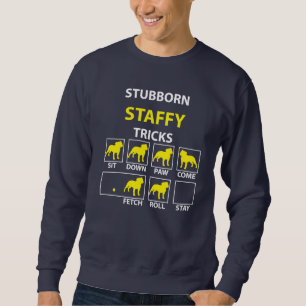Sudadera Stubborn Staffy Tricks Mens