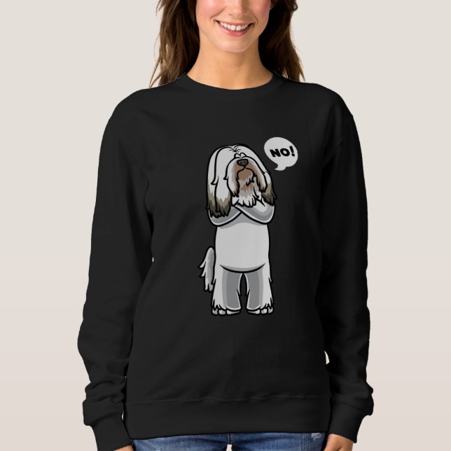 Sudadera Stubborn Tibetan Terrier (Anverso)