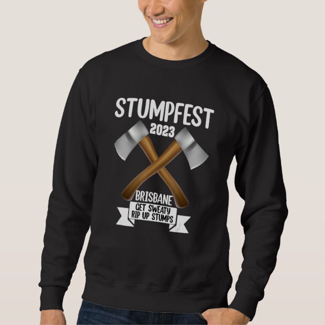 Sudadera Stumpfest 2023 Brisbane Suda La Gota Gorda (Anverso)