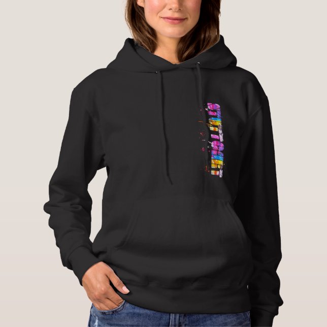 Sudadera Stuttgart Lettering Watercolor Stuttgart (Anverso)