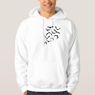 Sudadera Stylish Black Bats Graphic – Minimalist Bat Art fo