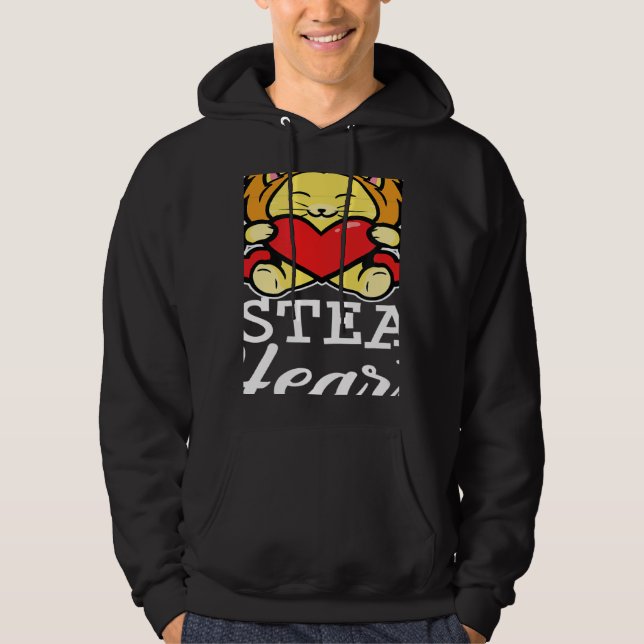 Sudadera Stylish Statement Lion Heart Valentine's Day Love (Anverso)