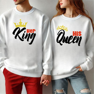 Sudadera Su aniversario de Reina   Tipografía de aniversari