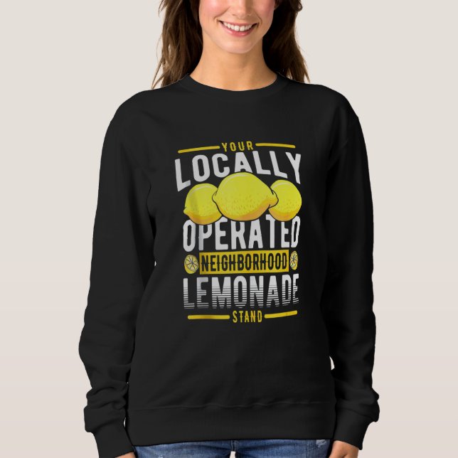 Sudadera Su base de lemonade local (Anverso)