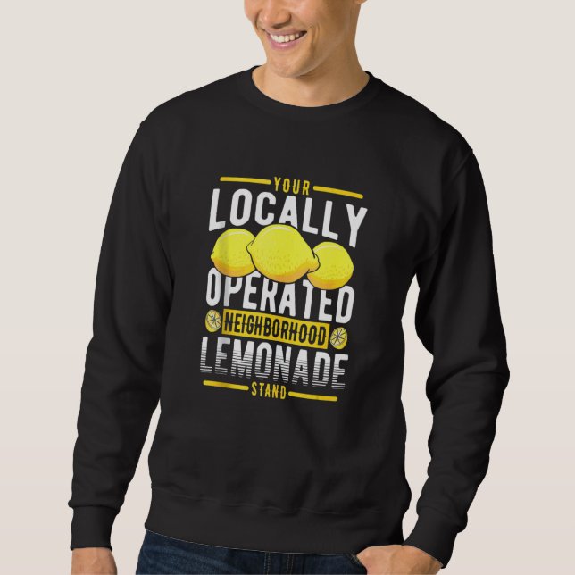 Sudadera Su base de lemonade local (Anverso)