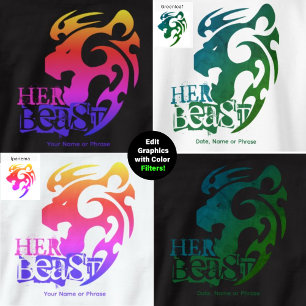 Sudadera Su bestia y su belleza - Parejas divertidas coinci