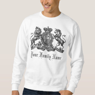 Sudadera Su camiseta adaptable del escudo del apellido