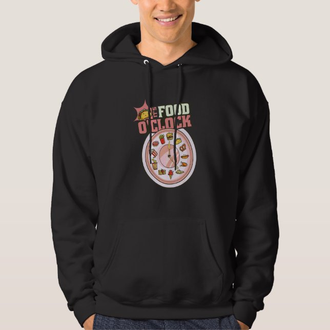 Sudadera Su comida en punto   adicto a la comida de taco co (Anverso)