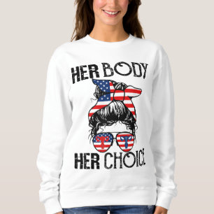 Sudadera Su cuerpo, su elección profesional, feminista